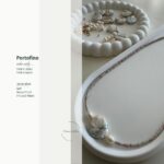 Portofino - Peach & Pearl Kolye
