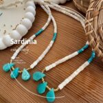 Sardinia Aquamarine Amazonit Kolye - Görsel 4