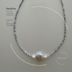 Portofino - Grey & Pearl Kolye - Görsel 5