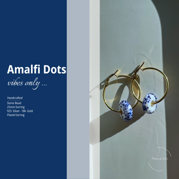 Amalfi Dots Küpe