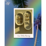 Love Wins Küpe - 24mm - Görsel 3