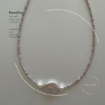 Portofino - Peach & Pearl Kolye - Görsel 3