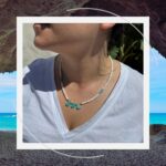 Sardinia Aquamarine Amazonit Kolye - Görsel 2