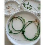 Positano Yeşil Mercan & İnci Kolye - Görsel 5
