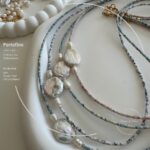 Portofino - Grey & Pearl Kolye - Görsel 3