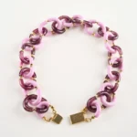 Murano Chain-Rossa di Vino Kolye - Görsel 2